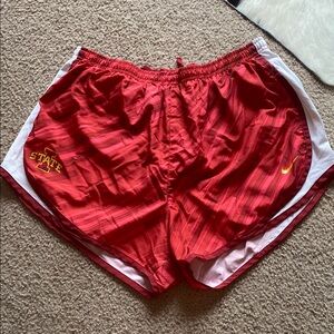 Nike Red Athletic Shorts Lightweight Performance